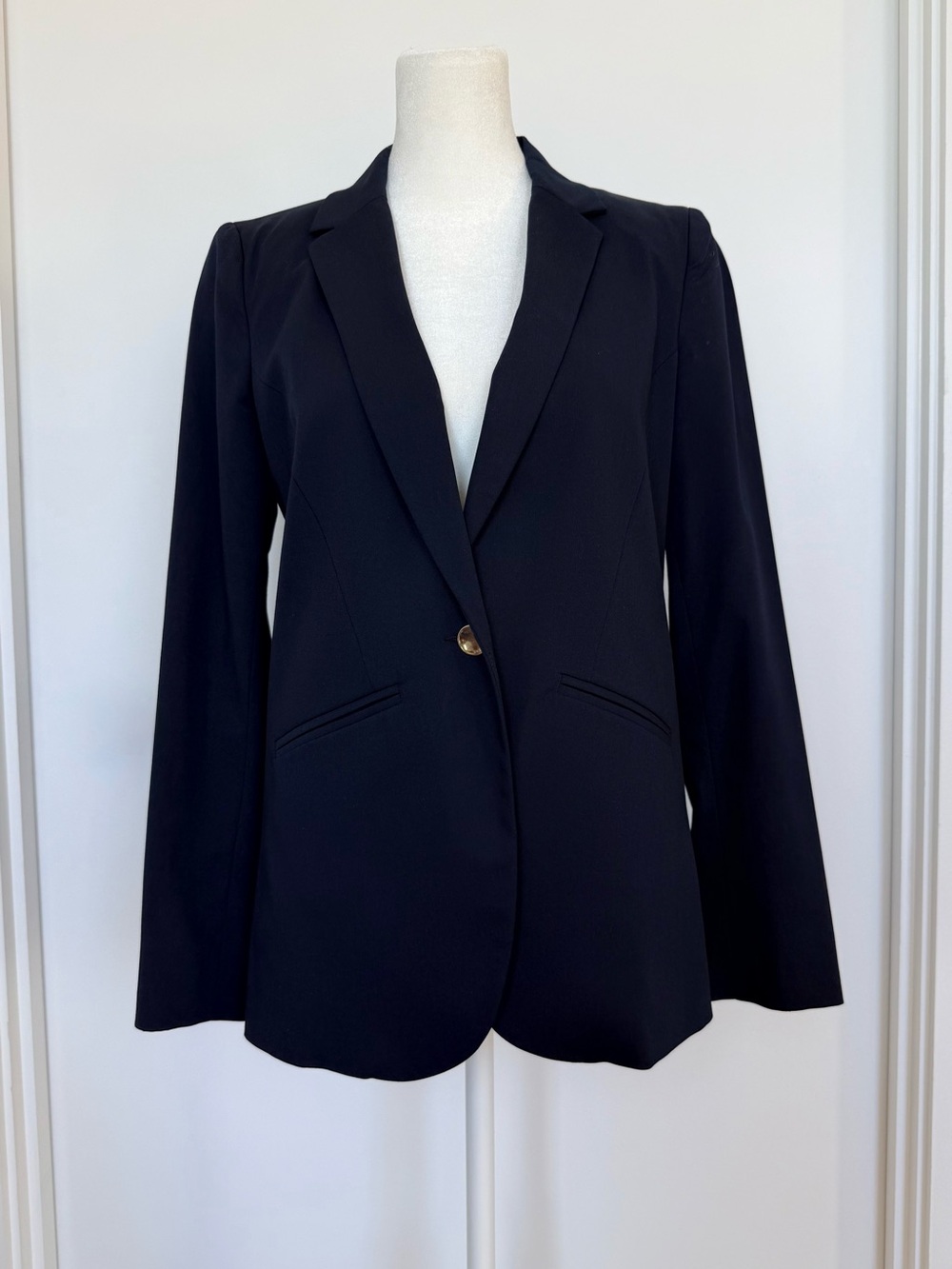 Armani Jeans Classic Navy Women's Blazer Jacket